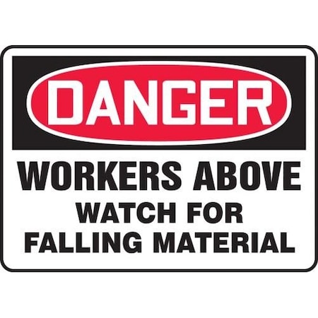 OSHA DANGER SAFETY SIGN WORKERS MEQM181VA